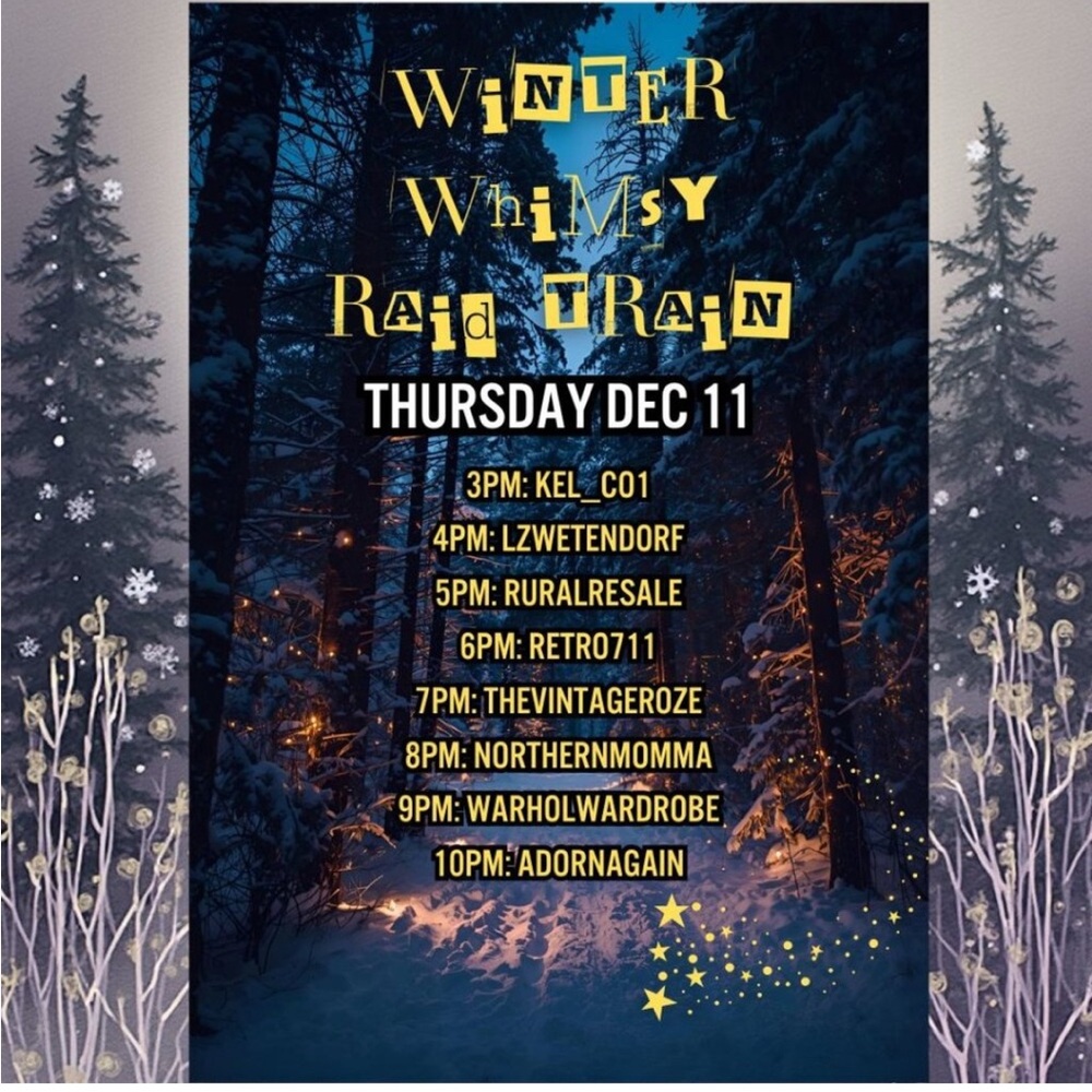 Winter Whimsy Holiday Poster